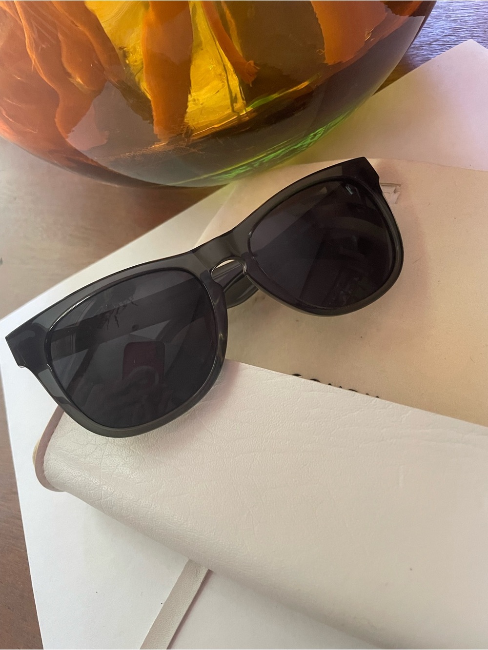 Covry Castor Elevated Fit Sunglasses Dark Gray 54-18-135 w/ Case designer